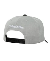 Mitchell & Ness Men's Gray/Black Los Angeles Kings Underarch Two-Tone Pro Crown Snapback Hat