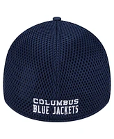 New Era Men's Navy Columbus Blue Jackets Active Subtle Camo 39THIRTY Flex Hat