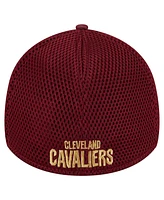 New Era Men's Wine Cleveland Cavaliers Subtle Camo 39THIRTY Flex Hat
