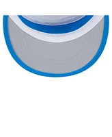 New Era Men's Blue Detroit Lions Throwback Retro Painter Snapback Hat