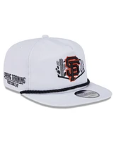 New Era Men's White San Francisco Giants 2025 Spring Training Palm Golfer Adjustable Hat