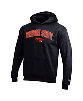 Champion Big Boys and Girls Black Oregon State Beavers Campus Pullover Hoodie