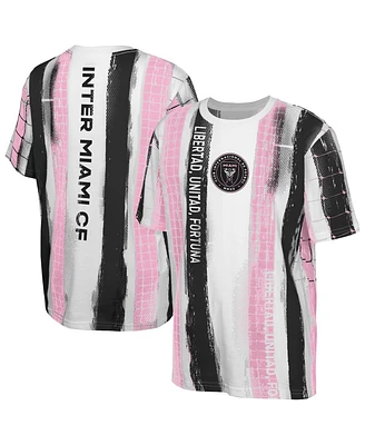 Outerstuff Big Boys and Girls White Inter Miami Cf High Stepping T-Shirt