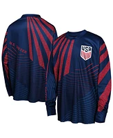 Outerstuff Big Boys and Girls Navy Usmnt Nifty Netminder Long Sleeve T-Shirt