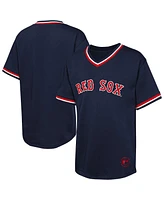 Outerstuff Big Boys and Girls Navy Boston Red Sox Relief Pitcher V-neck T-Shirt