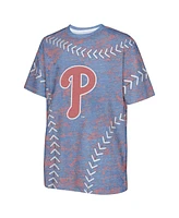 Outerstuff Big Boys and Girls Royal Philadelphia Phillies Slide Score Bold T-Shirt