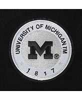 Pro Standard Women's Black Michigan Wolverines Cropped Pullover Sweatshirt