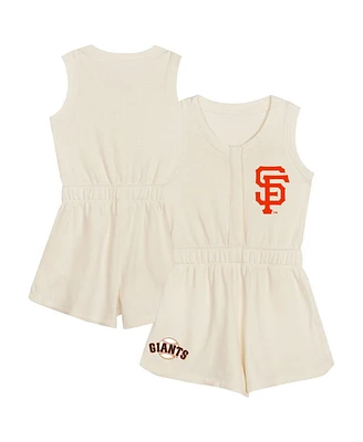 Outerstuff Toddler Cream San Francisco Giants Power Tank Romper