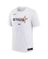 Nike Big Boys and Girls White Houston Astros City Connect Authentic Collection Velocity Performance T-Shirt