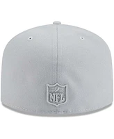 New Era Men's Gray Dallas Cowboys Color Pack A-Frame 59FIFTY Fitted Hat
