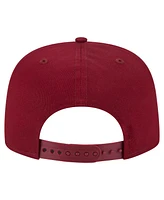 New Era Men's Wine Cleveland Cavaliers Team Text Golfer Snapback Hat