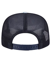 New Era Men's Navy New York Yankees Adventure Pattern Golfer Trucker Snapback Hat