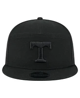 New Era Men's Black Tennessee Volunteers Adventure Canvas Split Panel 9FIFTY Snapback Hat