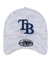 New Era Men's White Tampa Bay Rays Graded 39THIRTY Flex Hat