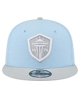 New Era Men's Light Blue Seattle Sounders Fc Color Pack Two-Tone 9FIFTY Snapback Hat