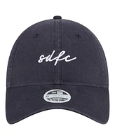 New Era Women's Navy San Diego Fc Script 9TWENTY Adjustable Hat