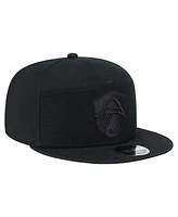 New Era Men's Black St. Louis City Sc Canvas Camp 9FIFTY Snapback Hat