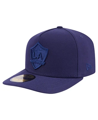 New Era Men's Navy La Galaxy Color Pack A-Frame 59FIFTY Fitted Hat