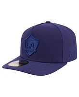 New Era Men's Navy La Galaxy Color Pack A-Frame 59FIFTY Fitted Hat
