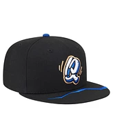 New Era Men's Black Rancho Cucamonga Quakes Authentic Collection 59FIFTY Fitted Hat