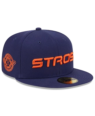 New Era Men's Navy Houston Astros 2025 City Connect Fan Pack 59FIFTY Fitted Hat