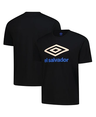Umbro Men's Black El Salvador National Team Graphic T-Shirt