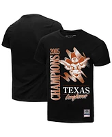 Mitchell & Ness Men's Black Texas Longhorns Retro Brush Mineral Wash T-Shirt