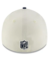 New Era Men's Cream/Navy Dallas Cowboys 2025 Nfl Draft 39THIRTY Flex Hat