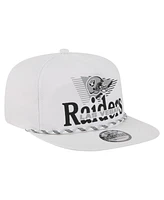 New Era Men's White Las Vegas Raiders Collide Golfer Snapback Hat