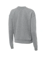 Antigua Women's Heather Gray Washington Commanders Victory Pullover Sweatshirt