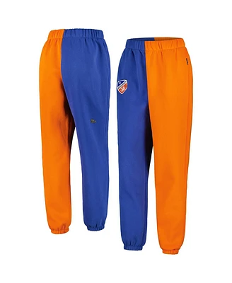 Hype and Vice Women's Blue/Orange Fc Cincinnati Color Block Sweatpants