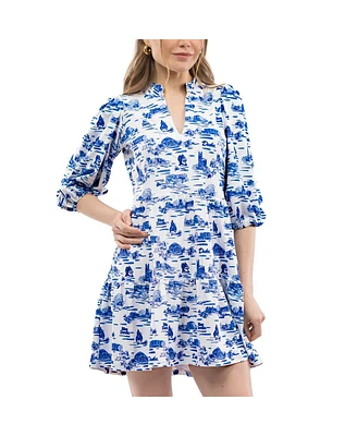 Smith & Quinn Women's Royal/White Duke Blue Devils Tailgate Tory Dress