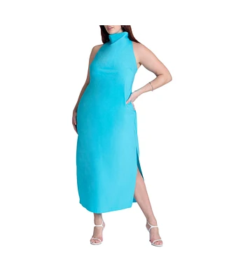 Eloquii Plus High Neck Dress