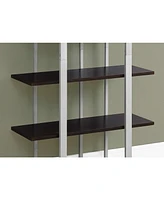 Metal 4-Tier Bookshelf – Open Shelving Unit for Home or Office