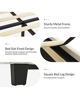 Nuria 81"Bed-King with Wingback Design