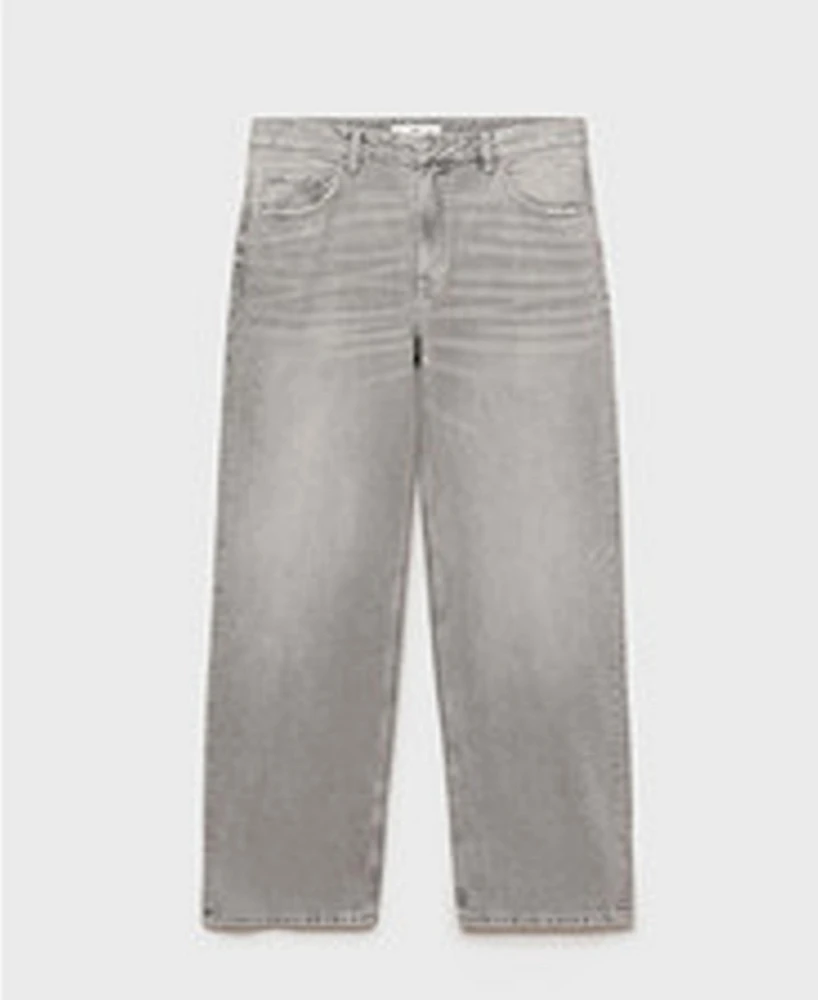 Mango Women's High Waist Straight Jeans