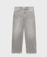 Mango Women's High Waist Straight Jeans