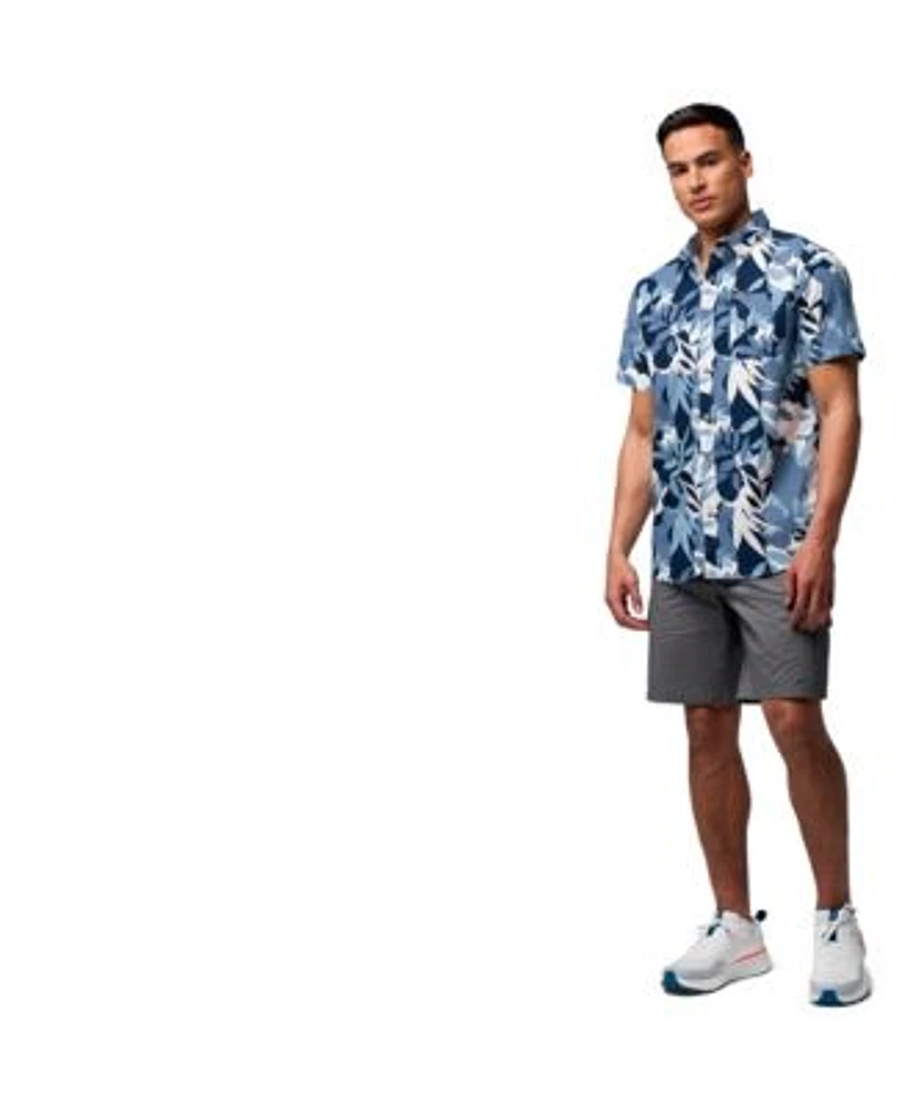 Columbia Mens Rapid Rivers Printed Short Sleeve Shirt With Rapid Rivers Cargo Short