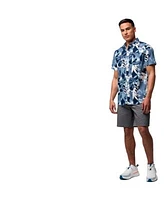 Columbia Mens Rapid Rivers Printed Short Sleeve Shirt With Rapid Rivers Cargo Short