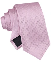Calvin Klein Men's Ramos Textured Geo-Pattern Tie