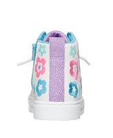 Skechers Toddler Girls Twinkle Toes: Sparks - Super Blossom High Top Light-Up Casual Sneakers from Finish Line