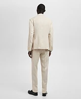 Mango Men's Salerno Linen Slim-Fit Suit Blazer