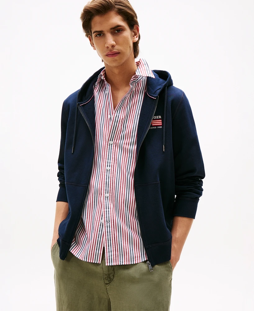 Tommy Hilfiger Men's Americana Zip Through Hoody