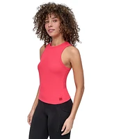 Dkny Sport Women's Hudson Ribbed High-Neck Tank Top