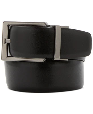 Perry Ellis Portfolio Men's Navy Reversible Belt