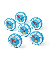Hand2Mind NumberLine Clock Deluxe, Set of 6