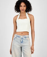 Guess Women's Sofie Sweater Halter Top