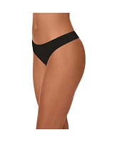 Dkny Women's Litewear Cut Anywear Thong Underwear 3 Pack