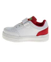 Sesame Street Toddler Boys and Girls Star Elmo Hook Loop Casual Sneakers