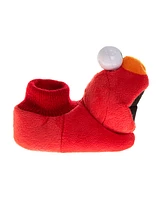 Sesame Street Toddler Boys and Toddler Girls Happy Elmo Dual Sizes Slippers